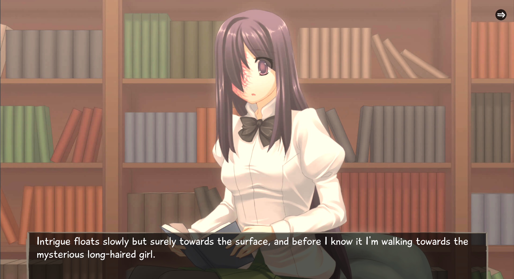 Hanako Ikezawa, tucked away in the library