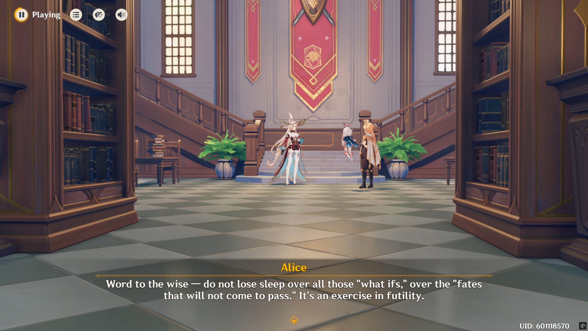 Wise advice from the queen herself